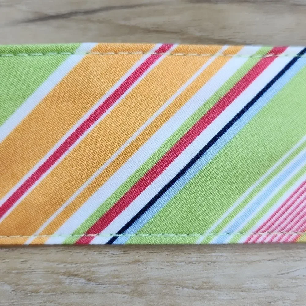 🔺️Old Navy Reversible Fabric & Wood Belt Medium